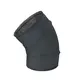 Coude spiralé rond 45° Ø 125 mm pour conduit rigide galvanisé - sur mesure RAL7016