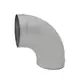 Coude spiralé rond 90° Ø 125 mm pour conduit rigide galvanisé - sur mesure RAL7035