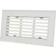 Grille à lames fixes Vent-Axia Uniflexplus 200x100 pour diffuseur mural