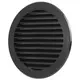 Grille à ailettes diamètre 125 mm noir - VR125M