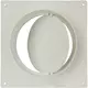 Plaque murale ronde en plastique avec clapet anti-retour, diamètre : 150 mm - AFV150