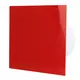 Air Roxy vmc salle de bain avec diamètre de raccordement 125 mm - front en plastique rouge