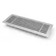 Grille à barres pour fixation au sol avec clips - 200x50 mm