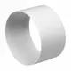 Raccord femelle en plastique pour accessoire rond Ø 100 mm - ASF100