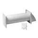 Europlast aérateur double flux 125 mm avec interrupteur