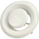 Valve d'échappement de ventilation en métal 125mm avec ressorts de friction - DVS-C125 - RAL 9016