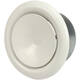 Vanne de ventilation 125 mm en métal - S-DVS125 RAL9010