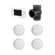 Kit Ubbink RF 0,49 Vanne 3 voies commande horloge 4x capteur CO²