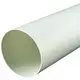 Tuyau de ventilation rond en plastique 100 mm - 0,5 mètre A100-0.5