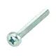 Vis à métaux M6 x 50mm - tête cruciforme - Boîte de 200 pièces