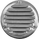 Grille de ventilation métal rond 100 mm zinc - MR100ZN