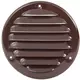 Grille de ventilation métal ronde 100 mm marron - MR100B - RAL8016