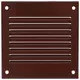 Grille métal 100 x 100 mm marron - MR1010B