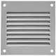 Grille métal 100 x 100 mm gris - MR1010P