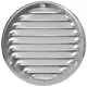 Grille de ventilation métal ronde Ø 125 mm acier inoxydable - MR125i