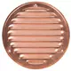 Grille de ventilation métal ronde Ø 125 mm cuivre - MR125Cu