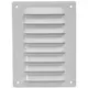 Grille à fente rectangulaire en métal 140 x 190 blanc - MR1419