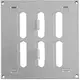 Grille métal réglable 150 x 150 mm galvanisée - MR1515RZn