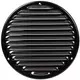 Grille de ventilation métal ronde Ø 200 mm noir - MR200M - RAL9005