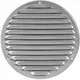 Grille de ventilation métal ronde Ø 200 mm gris - MR200P - RAL9006