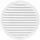 Grille de ventilation métal rond Ø 200 mm blanc - MR200 - RAL9016