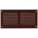 Grille métal 200 x 100 mm marron - MR2010B