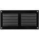 Grille métal 200 x 100 mm noir - MR2010M - RAL9005