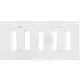 Grille métal réglable 200 x 100 mm blanc - MR2010R - RAL9016