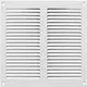 Grille métal 200 x 200 mm blanc - MR2020