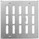 Grille métal réglable 200 x 200 mm galvanisée - MR2020RZn