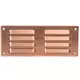 Grille de ventilation métallique carrée 260x105 mm cuivre - MR26105Cu