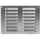 Grille de ventilation métallique carrée 260x190 mm aluminium - MR26105Al