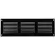 Grille métal 300 x 100 mm noir - MR3010M - RAL9005