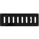 Grille métal réglable 300 x 100 mm noir - MR3010RM - RAL9005