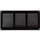 Grille métal 300 x 150 mm noir - MR3015M - RAL9005