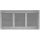 Grille métal 300 x 150 mm gris - MR3015P