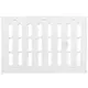 Grille métal réglable 300 x 200 mm blanc - MR3020R - RAL9016