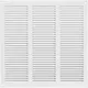 Grille métal 300 x 300 mm blanc - MR3030
