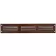 Grille métal 300 x 50 mm marron - MR305B