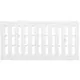 Grille métal réglable 400 x 200 mm blanc - MR4020R - RAL9016