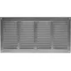 Grille métal 400 x 200 mm zinc - MR4020Zn