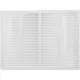 Grille métal 400 x 300 mm blanc - MR4030