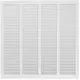 Grille métal 400 x 400 mm blanc - MR4040