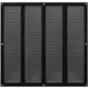 Grille métal 400 x 400 mm noir - MR4040M - RAL9005