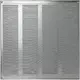 Grille métal 400 x 400 mm zinc - MR4040Zn