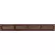 Grille métal 400 x 50 mm marron - MR405B