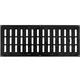Grille métal réglable 500 x 200 mm noir - MR5020RM - RAL9005