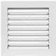 Grille métal industriel 200 x 200 mm blanc - MRF2020