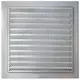 Grille métal 300 x 300 mm zinc - MRF3030Zn