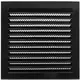 Grille métal industriel 300 x 300 mm noir - MRF3030M